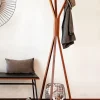 Kave Home Kapstok Chelsey Massief Rubberen Houten 170cm