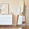 Kave Home Kapstok Keisy met Spiegel 45x160cm