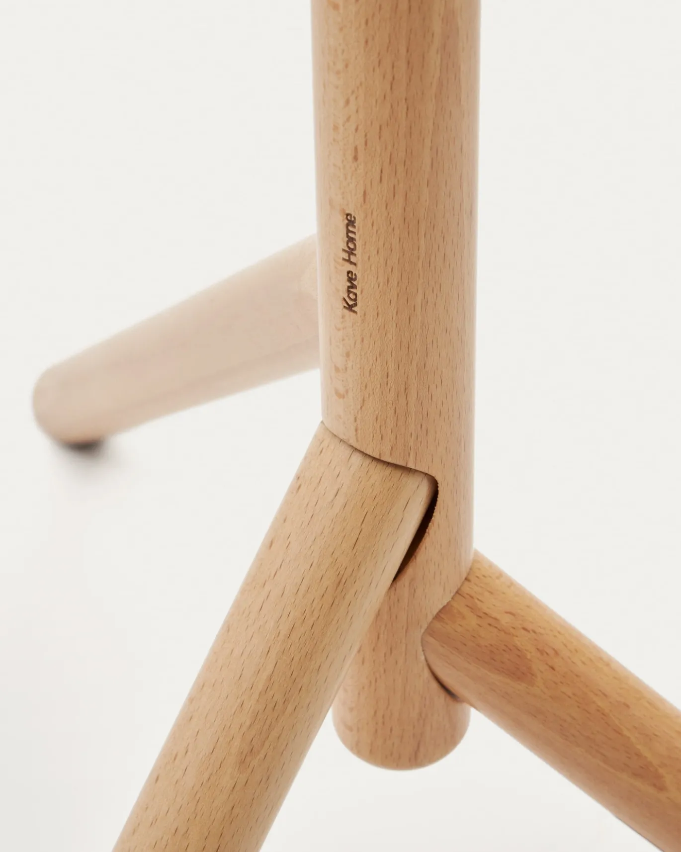 Kave Home Kapstok Nadue Massief Beukenhout Naturel 170cm