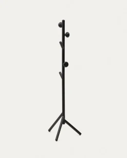 Kave Home Kapstok Nadue Massief Beukenhout Zwart 170cm