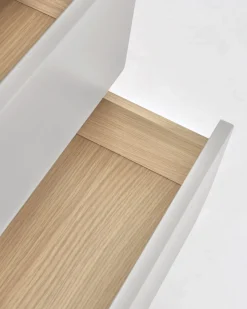 Kave Home Kast Anielle 5 Laden Massief Essenfineer 60x117cm