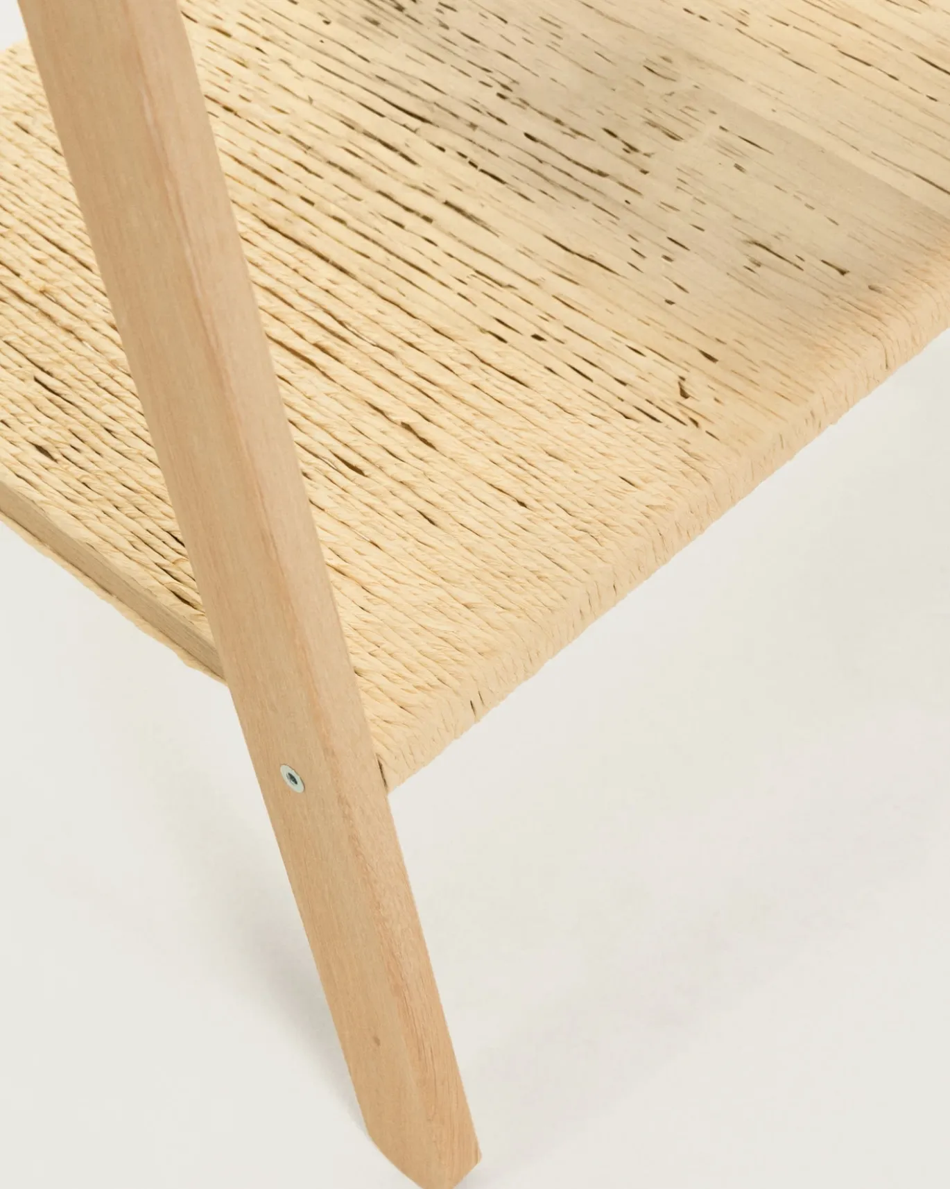 Kave Home Kledingroede Natane Eikenhout en Rotan 95x152cm