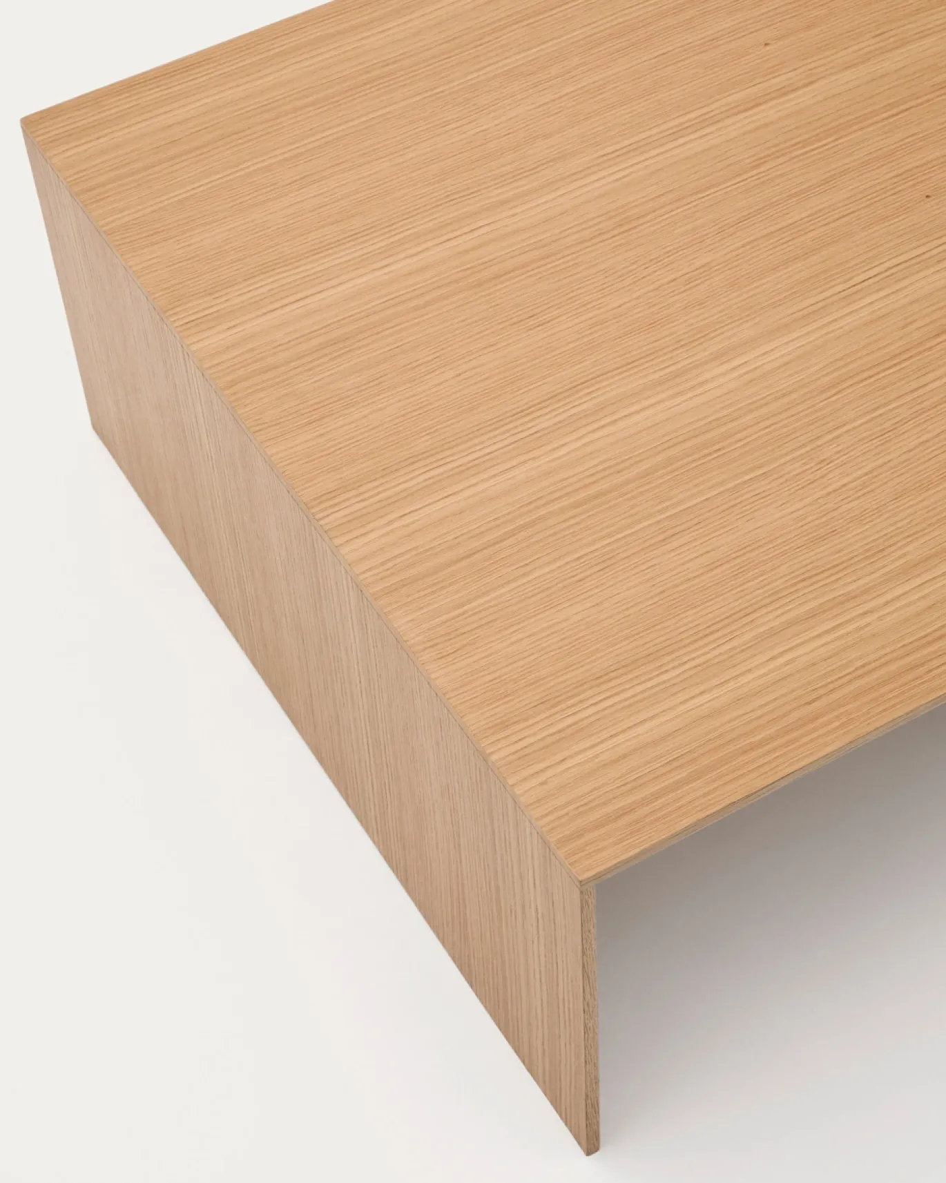 Kave Home Koffietafel Litto Natuurlijk Afgewerkt Eikenfineer 140x70cm
