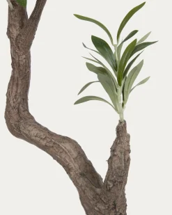 Kave Home Kunstmatige Olijfboom met Zwarte Plantenpot 140cm