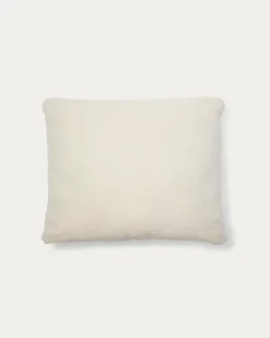 Kave Home Kussen Martina Chenille Ecru 60cm