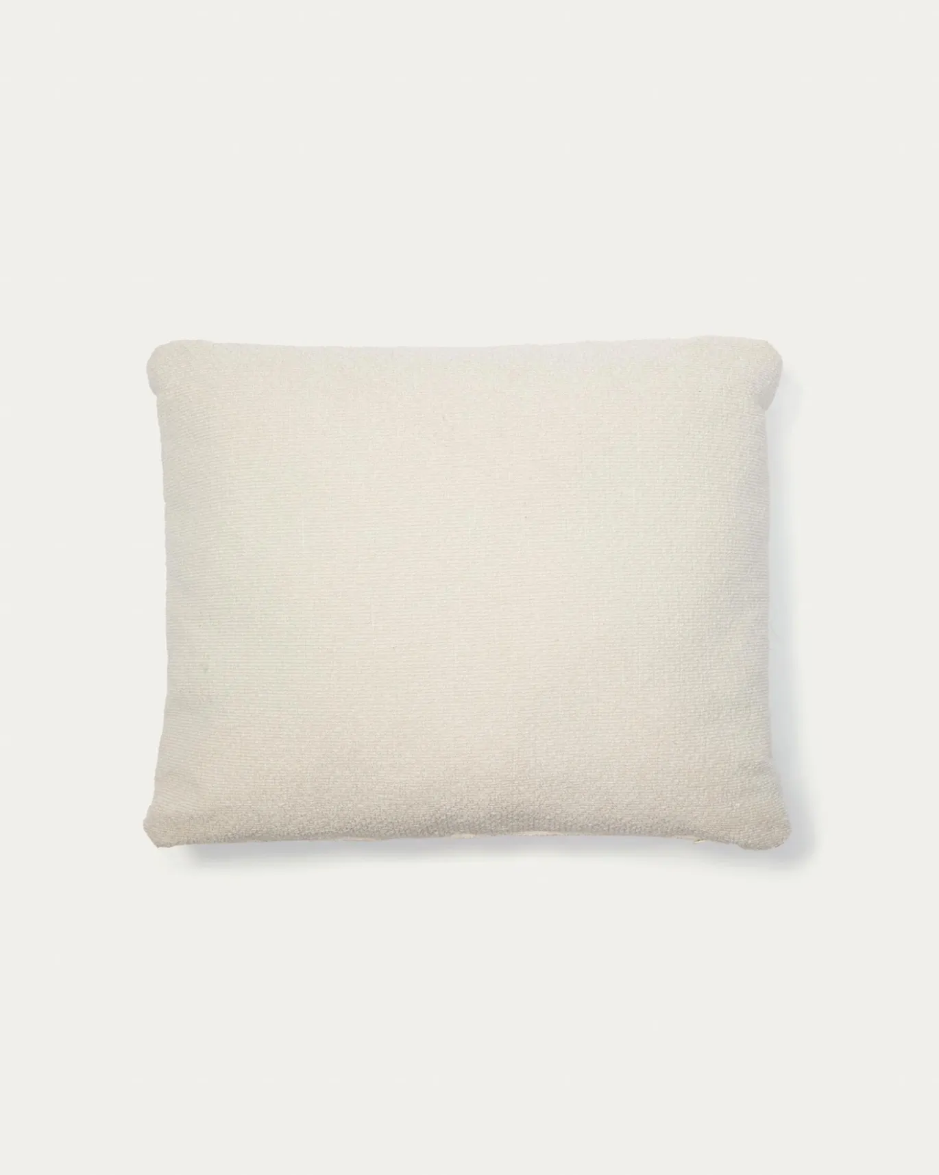 Kave Home Kussen Martina Chenille Ecru 60cm