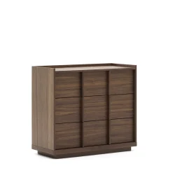 Kave Home Ladekast Onix Walnoot 3-Lades