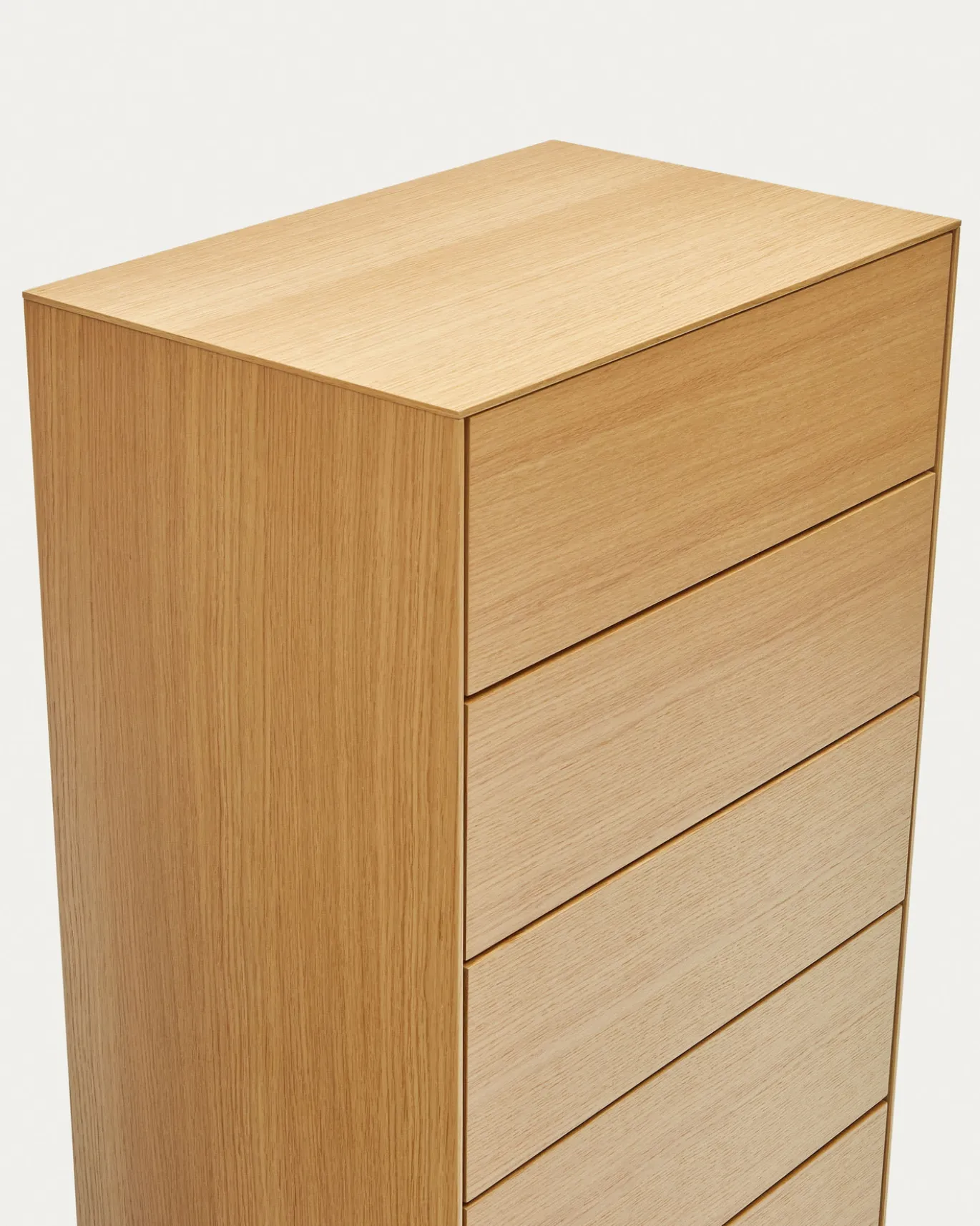 Kave Home Ladekast Vedrana 5 Laden Eikenfineer 60x114cm