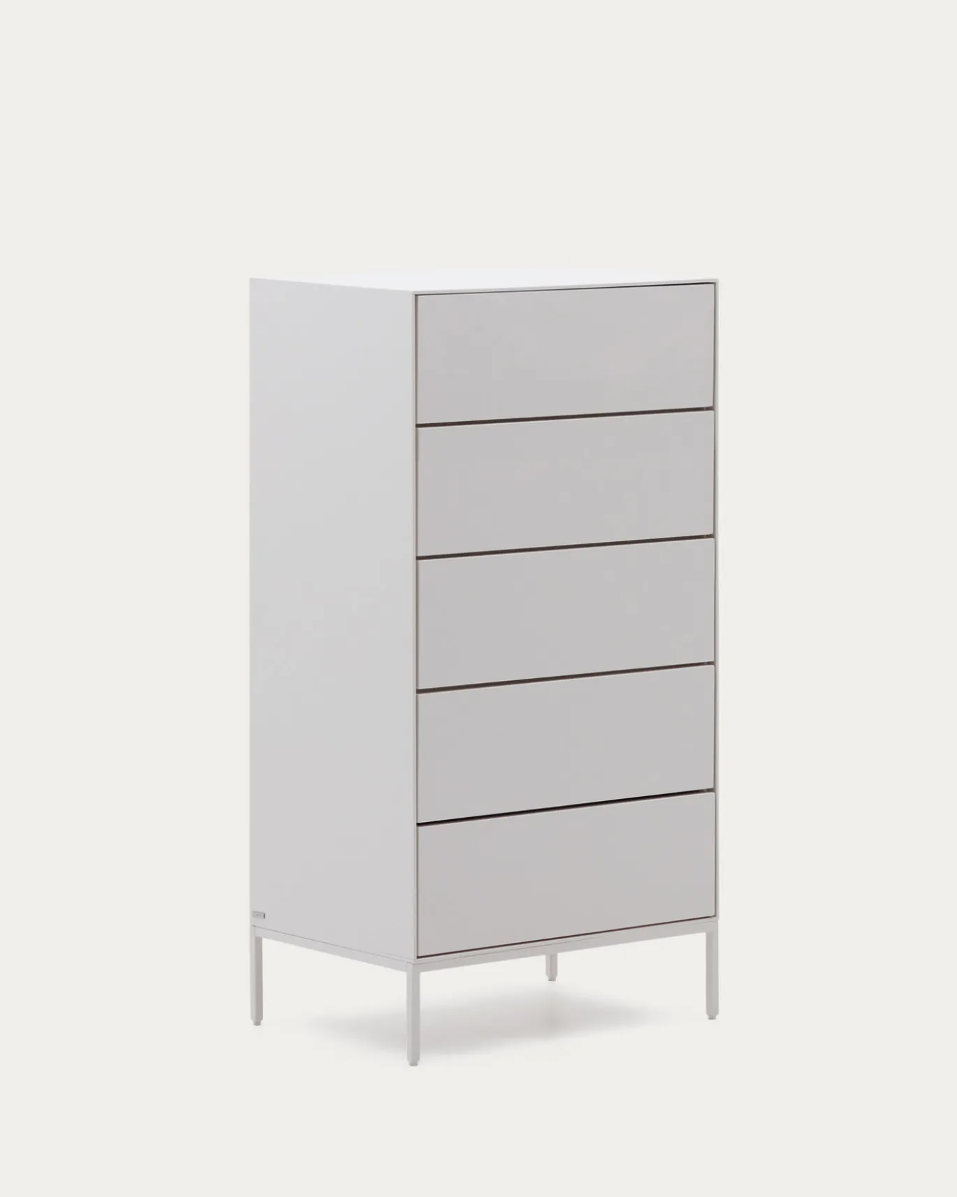 Kave Home Ladekast Vedrana 5 Laden Wit 60x114cm