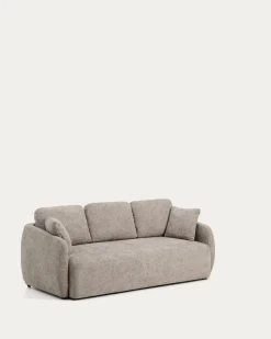 Kave Home Laira Slaapbank 3-zits Chenille Taupe