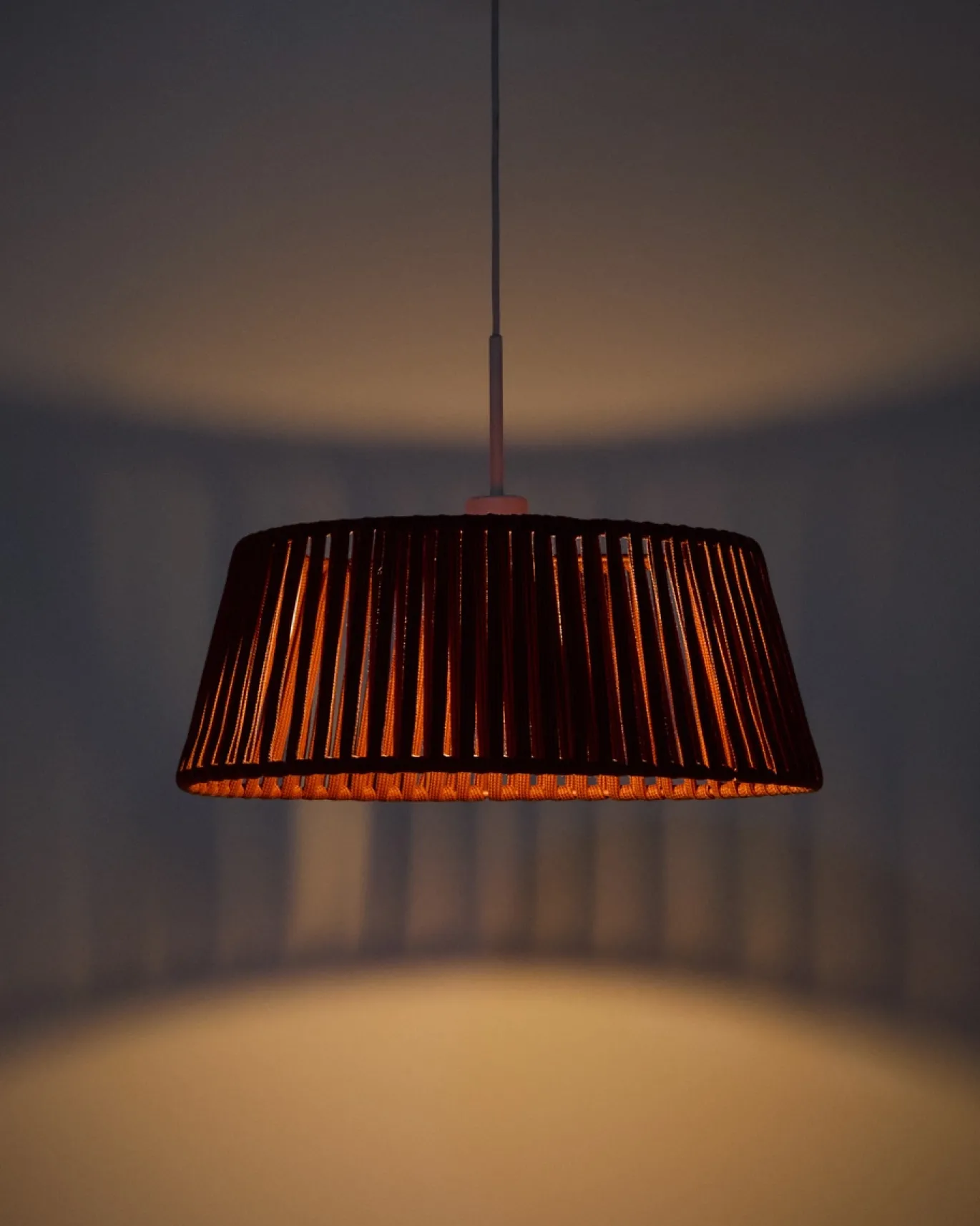 Kave Home Lampenkap Aldet Touw Terracotta Ø46cm