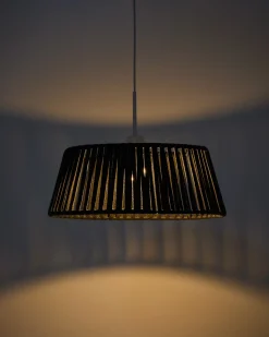 Kave Home Lampenkap Aldet Touw Zwart Ø46cm