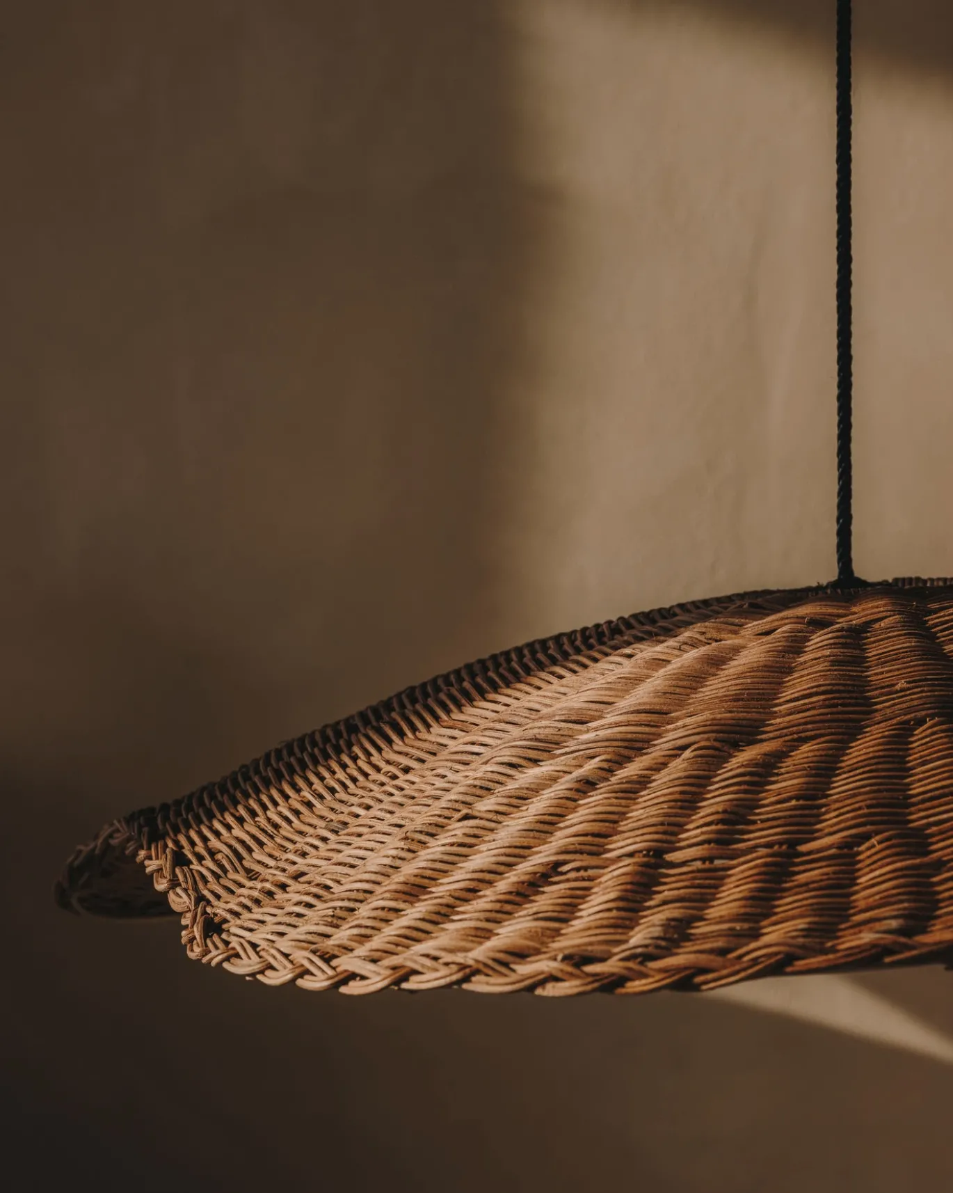 Kave Home Lampenkap Bisbal Rotan Naturel Ø80cm