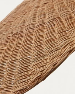 Kave Home Lampenkap Bisbal Rotan Naturel Ø80cm
