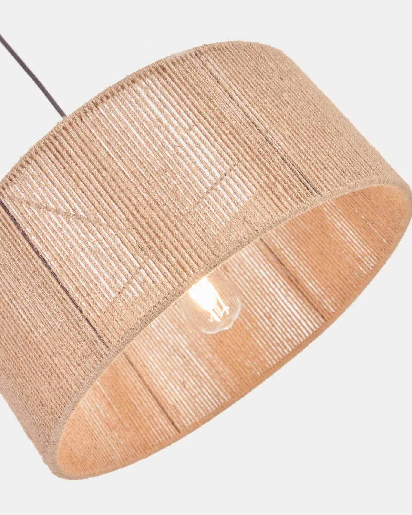 Kave Home Lampenkap Crista Jute Naturel Ø47cm