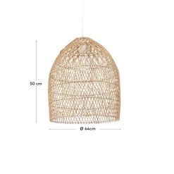 Kave Home Lampenkap Domitila Rotan Naturel Ø44cm