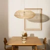 Kave Home Lampenkap Flaro Rotan met Lichte Afwerking Ø70cm