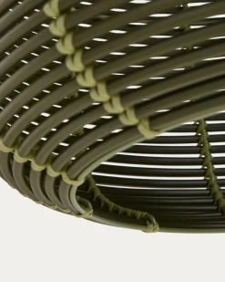 Kave Home Lampenkap Garoina Outdoor Rotan Groen Ø50cm