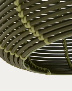 Kave Home Lampenkap Garoina Outdoor Rotan Groen Ø50cm