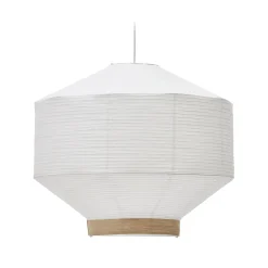 Kave Home Lampenkap Hila Papier Wit Ø80cm