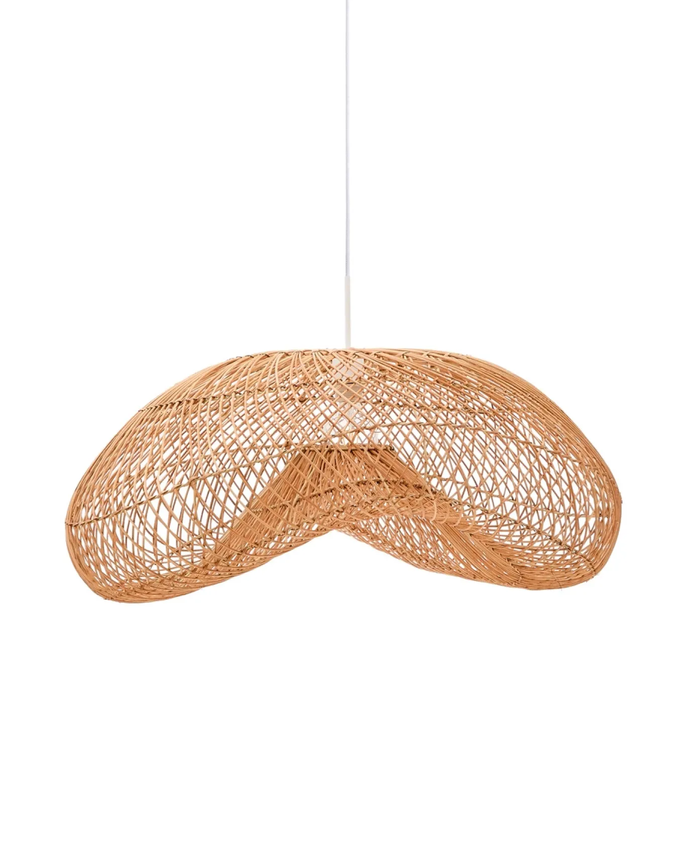 Kave Home Lampenkap Isora Rotan Naturel 80cm