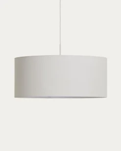 Kave Home Lampenkap Niani Katoen Ivoor Ø60cm
