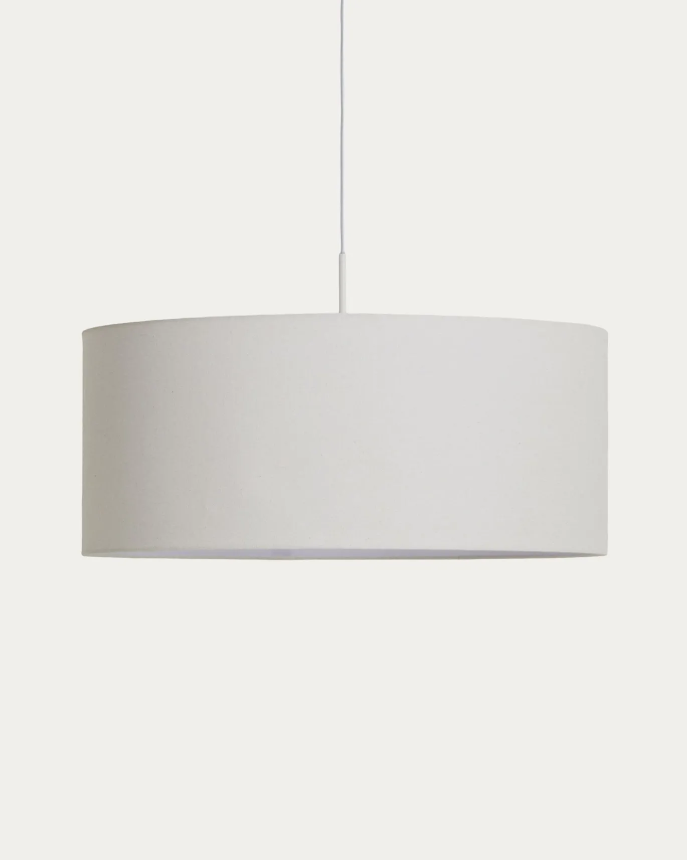 Kave Home Lampenkap Niani Katoen Ivoor Ø60cm