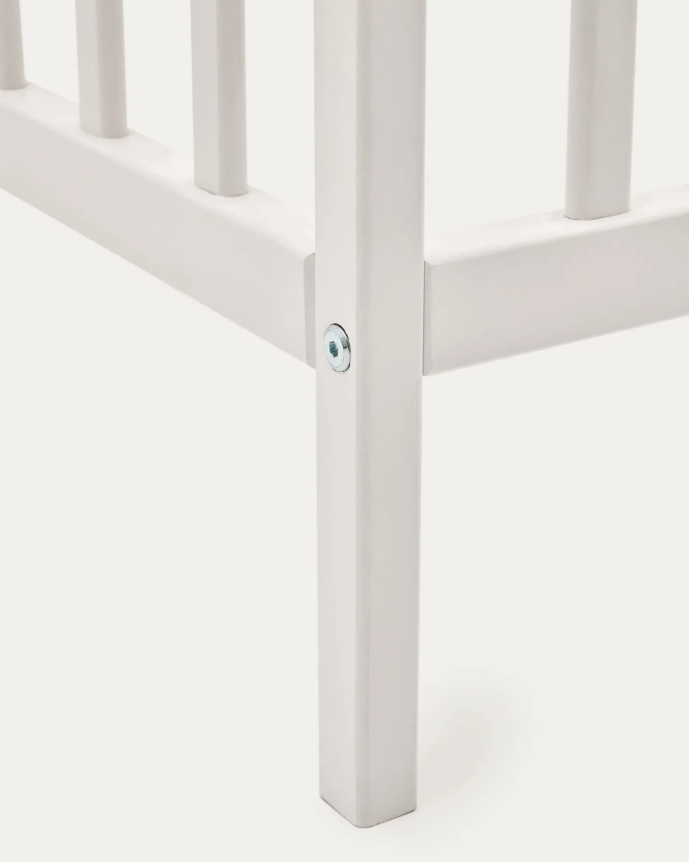 Kave Home Ledikant Shantal Beukenhout Wit 60x120cm