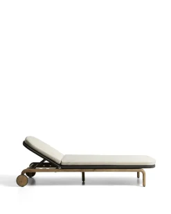 Kave Home Ligbed Alipa Acaciahout Grafiet 196x80cm