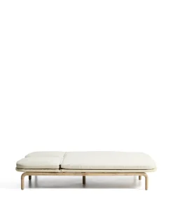Kave Home Ligbed Alipa Acaciahout Beige 196x154cm