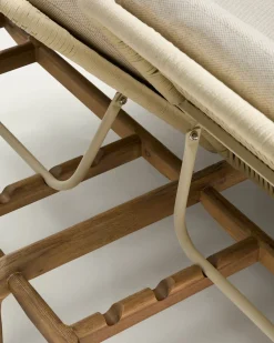Kave Home Ligbed Alipa Acaciahout Beige 196x154cm