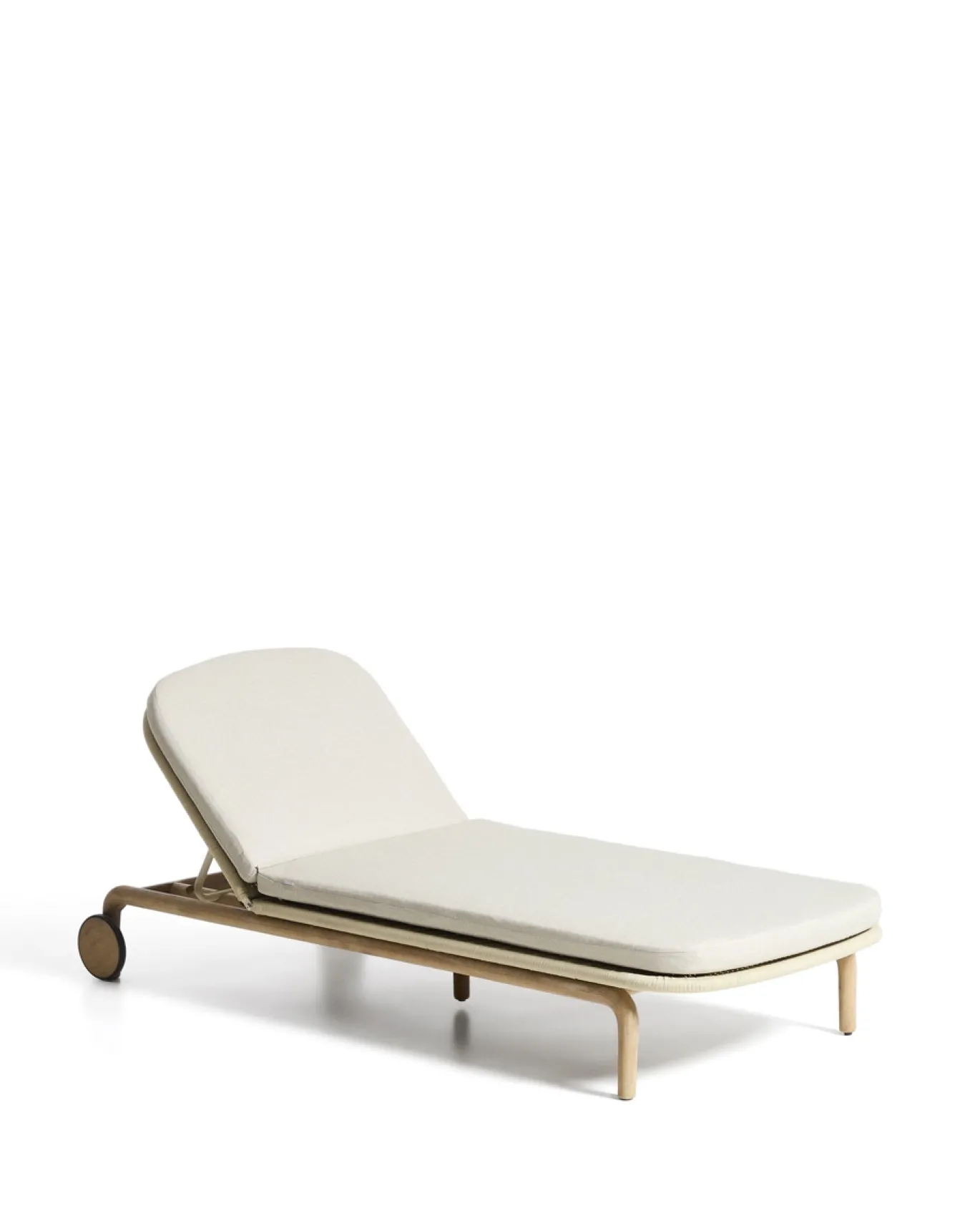 Kave Home Ligbed Alipa Acaciahout Beige 196x80cm