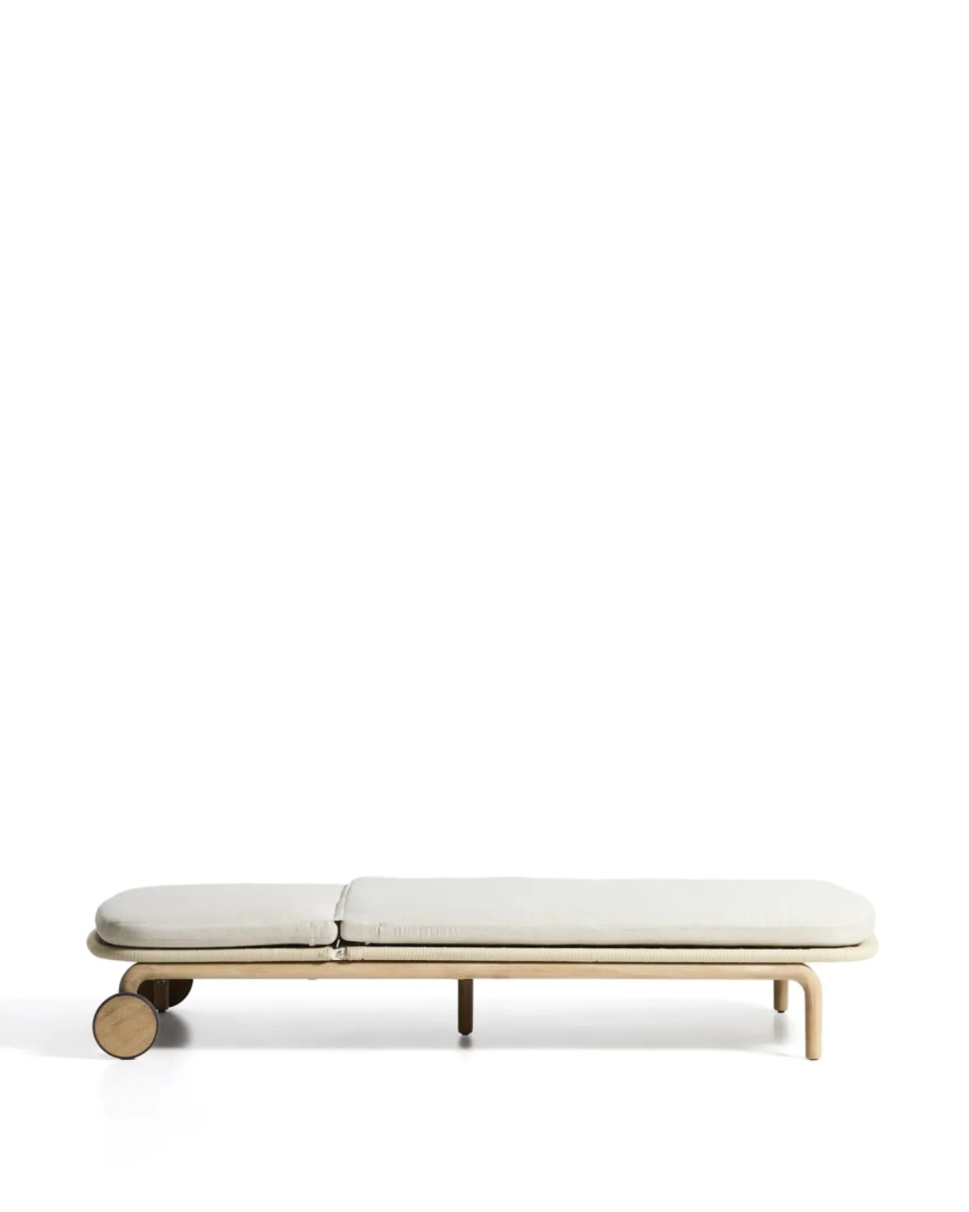 Kave Home Ligbed Alipa Acaciahout Beige 196x80cm