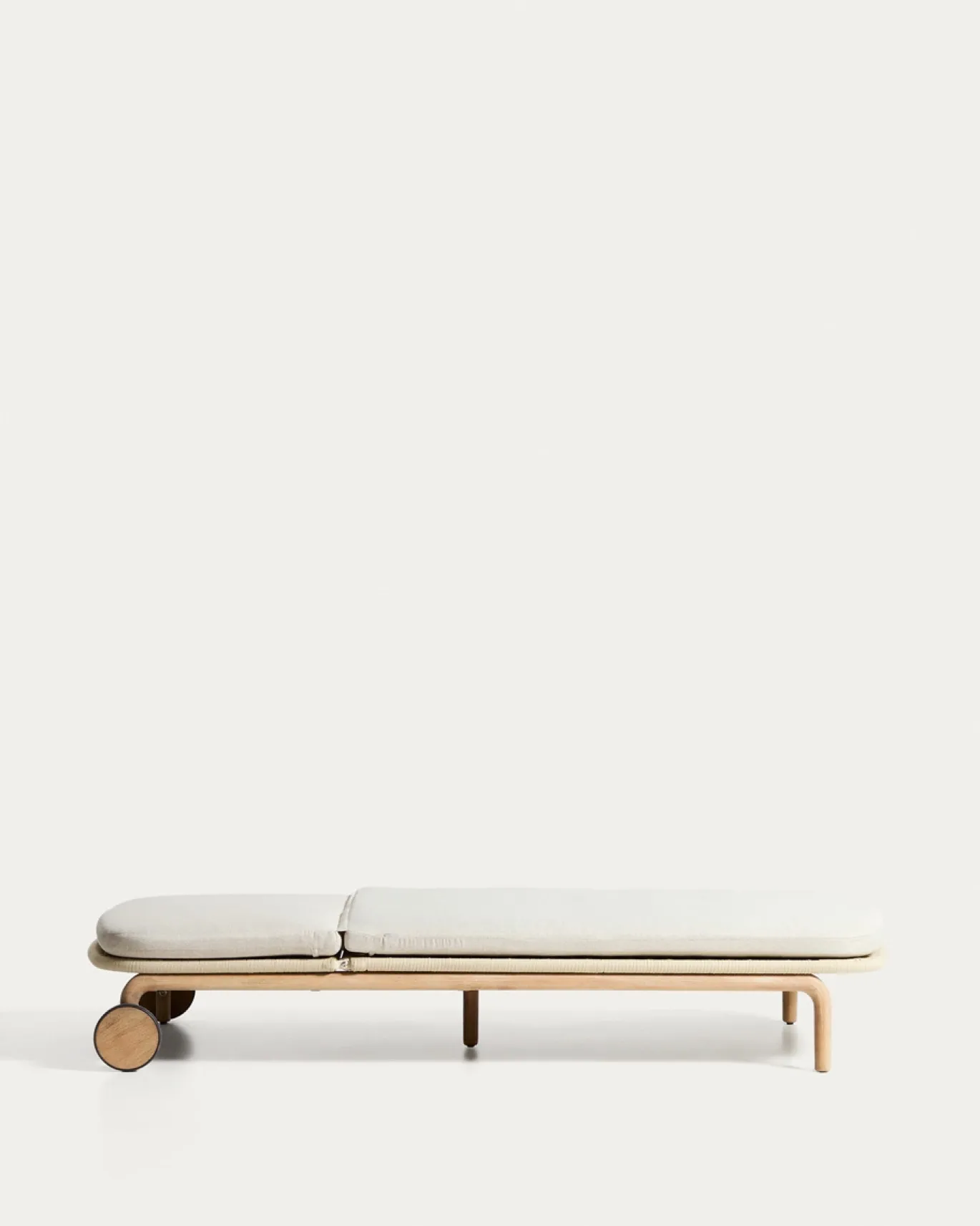 Kave Home Ligbed Alipa Acaciahout Beige 196x80cm