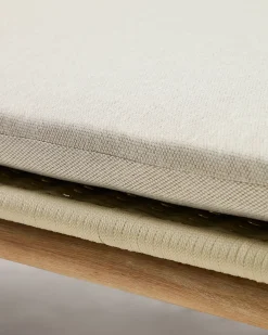 Kave Home Ligbed Alipa Acaciahout Beige 196x80cm