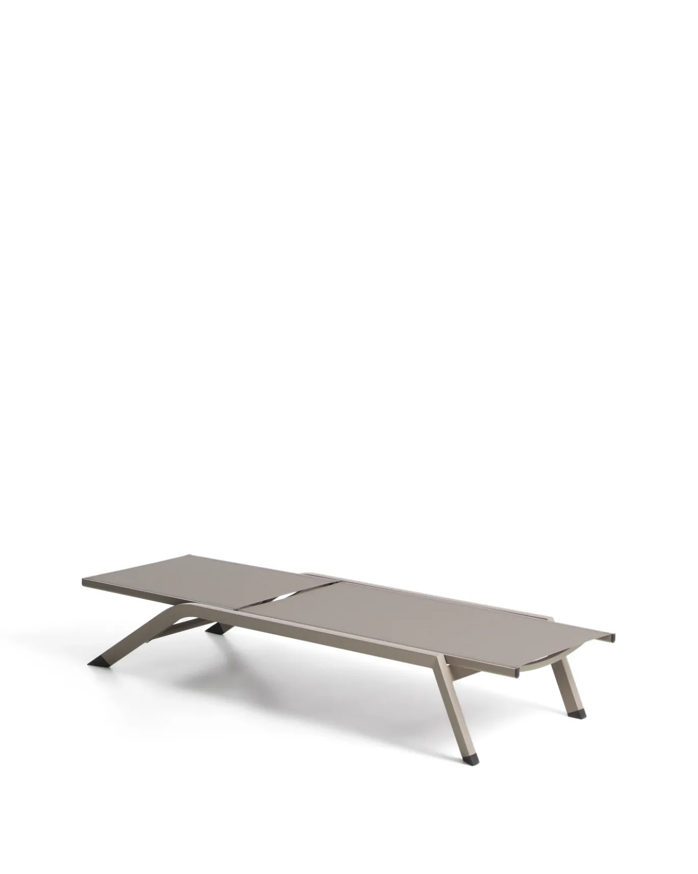Kave Home Ligbed Capraia Stapelbaar Aluminium Taupe