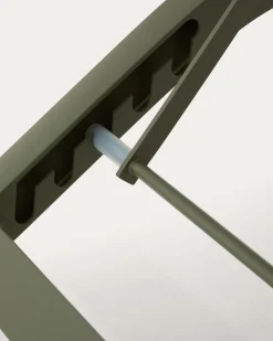 Kave Home Ligbed Capraia Stapelbaar Aluminium Groen