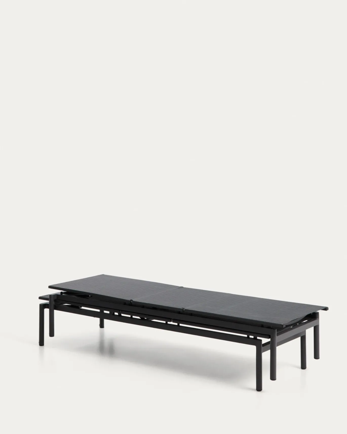 Kave Home Ligbed Lesina Stapelbaar Aluminium Grafiet