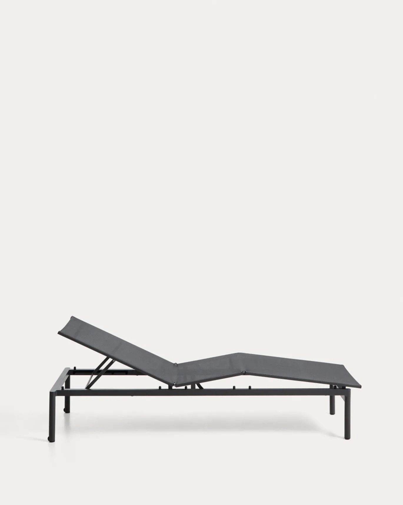 Kave Home Ligbed Lesina Stapelbaar Aluminium Grafiet