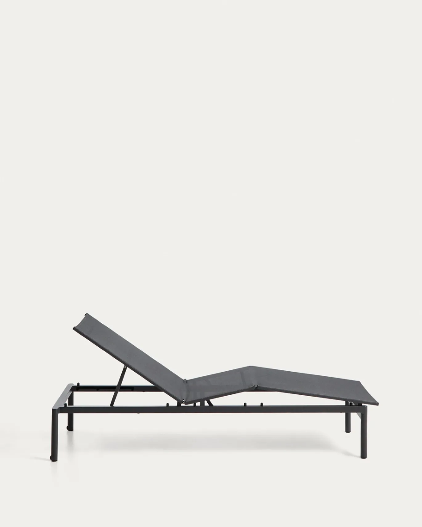 Kave Home Ligbed Lesina Stapelbaar Aluminium Grafiet
