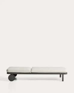 Kave Home Ligbed Rodia Beige/Grafiet 200cm