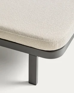 Kave Home Ligbed Rodia Beige/Grafiet 200cm