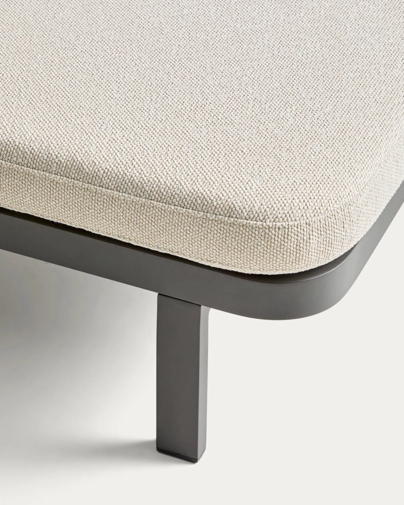 Kave Home Ligbed Rodia Beige/Grafiet 200cm