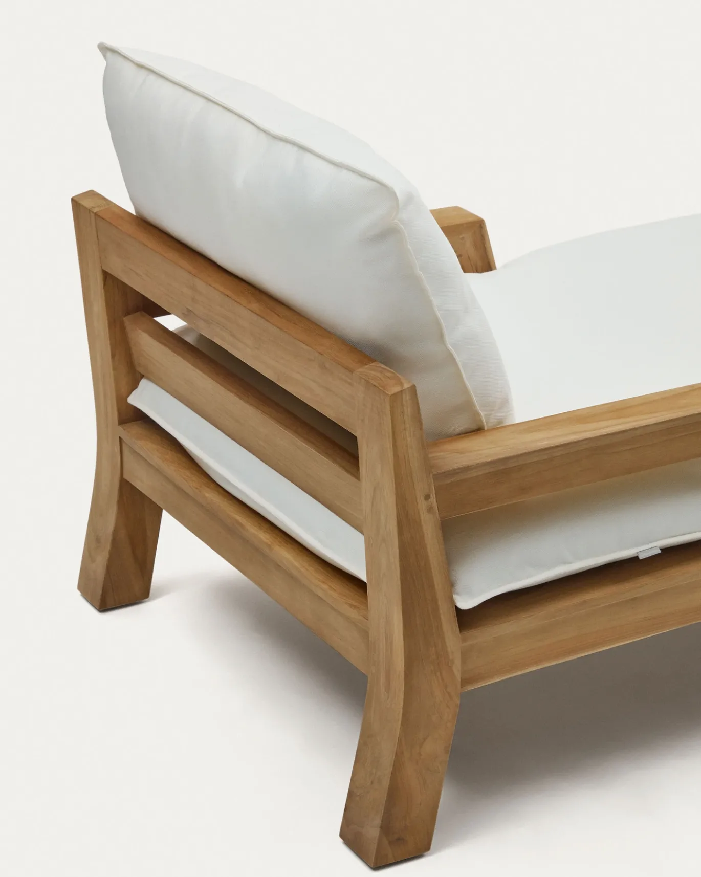 Kave Home Ligstoel Forcanera Massief Teakhout