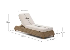 Kave Home Ligstoel Meria Rotan
