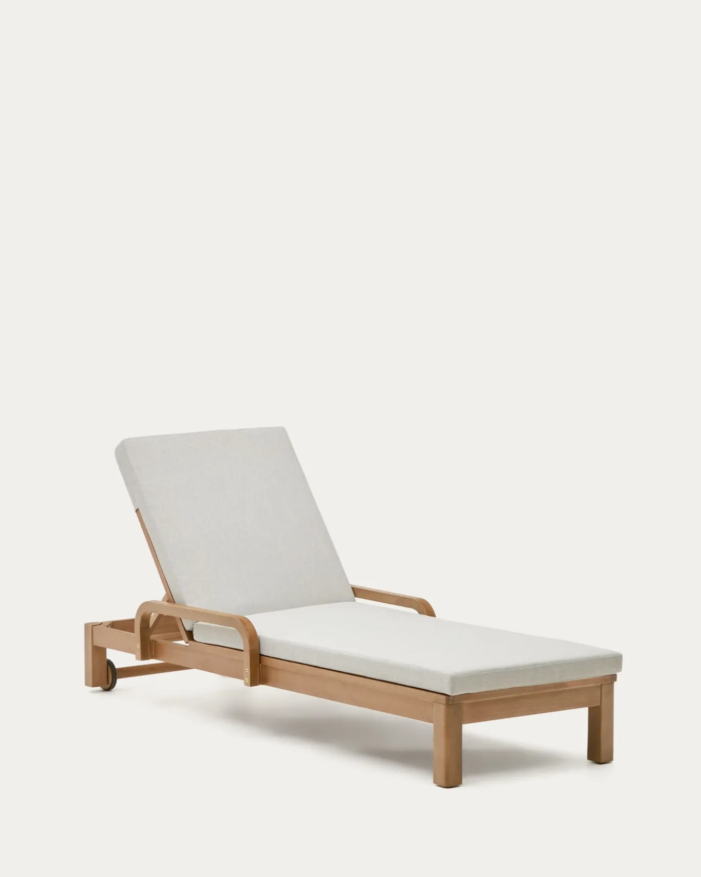 Kave Home Ligstoel Sonsaura Massief Eucalyptushout