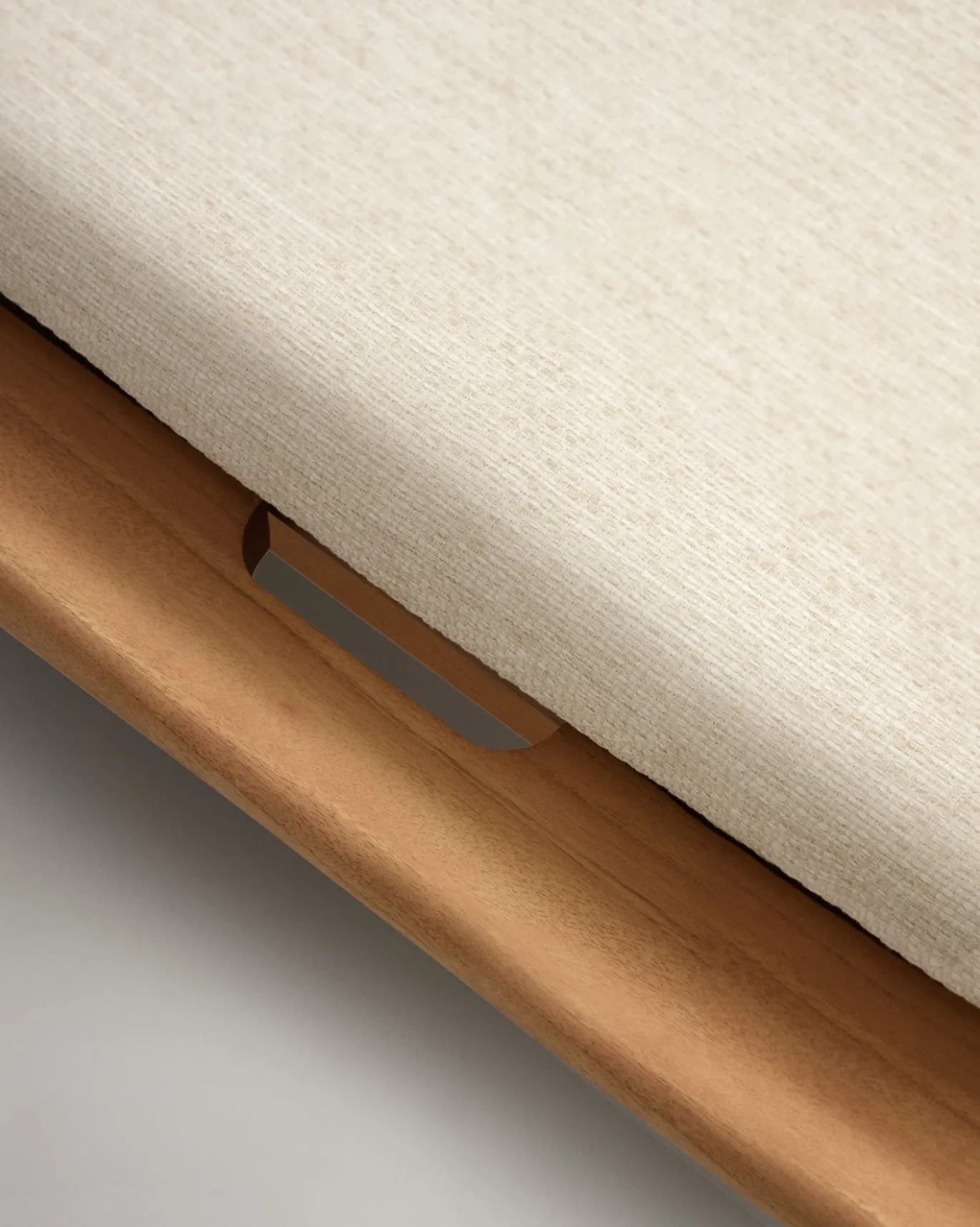 Kave Home Ligstoel Turqueta Massief Teakhout