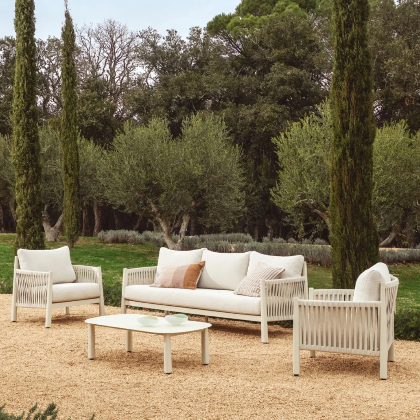 Kave Home Loungeset Aleria Beige