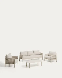 Kave Home Loungeset Aleria Beige
