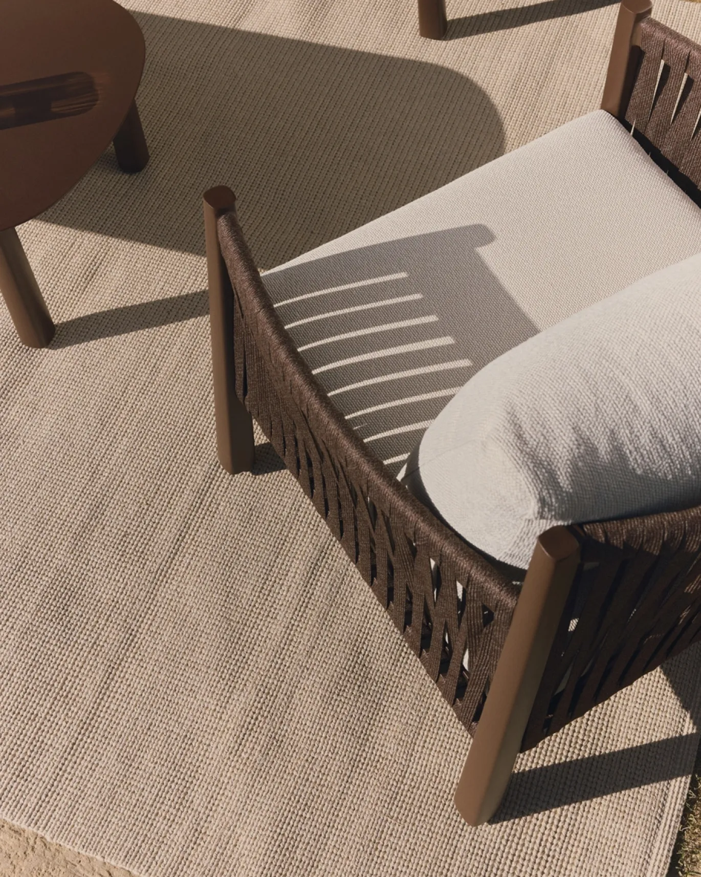 Kave Home Loungeset Aleria Bruin